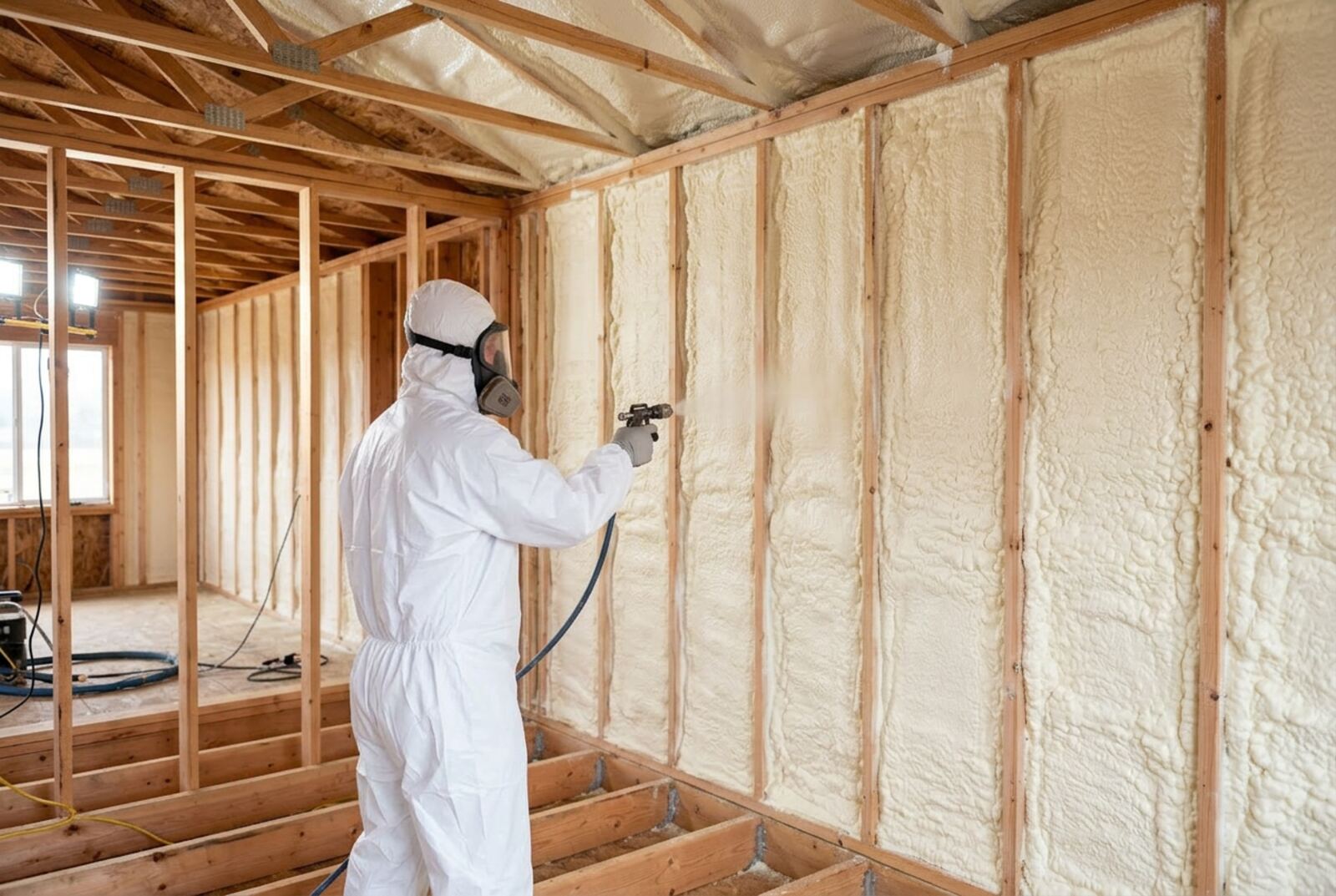 Spray foam insulation installation in Bettendorf, Iowa